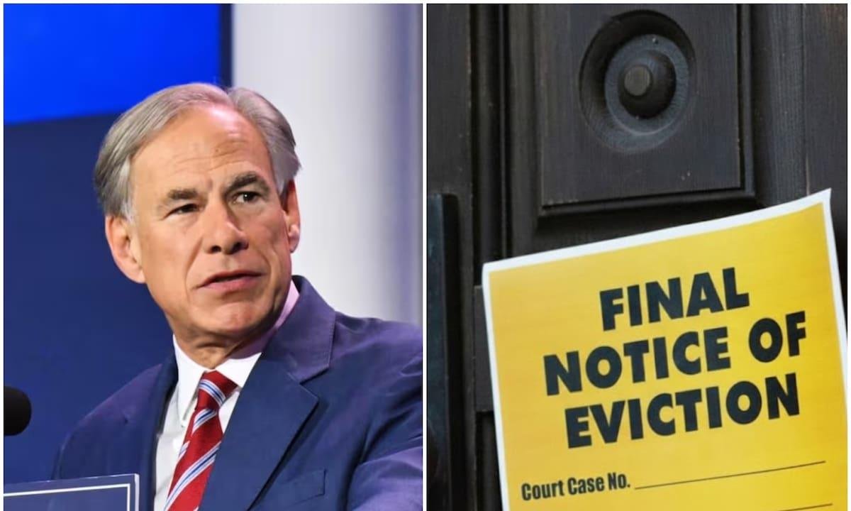 Ya entró en vigor la ley SB 38 firmada por Greg Abbott que activa y acelera los desalojos en Texas