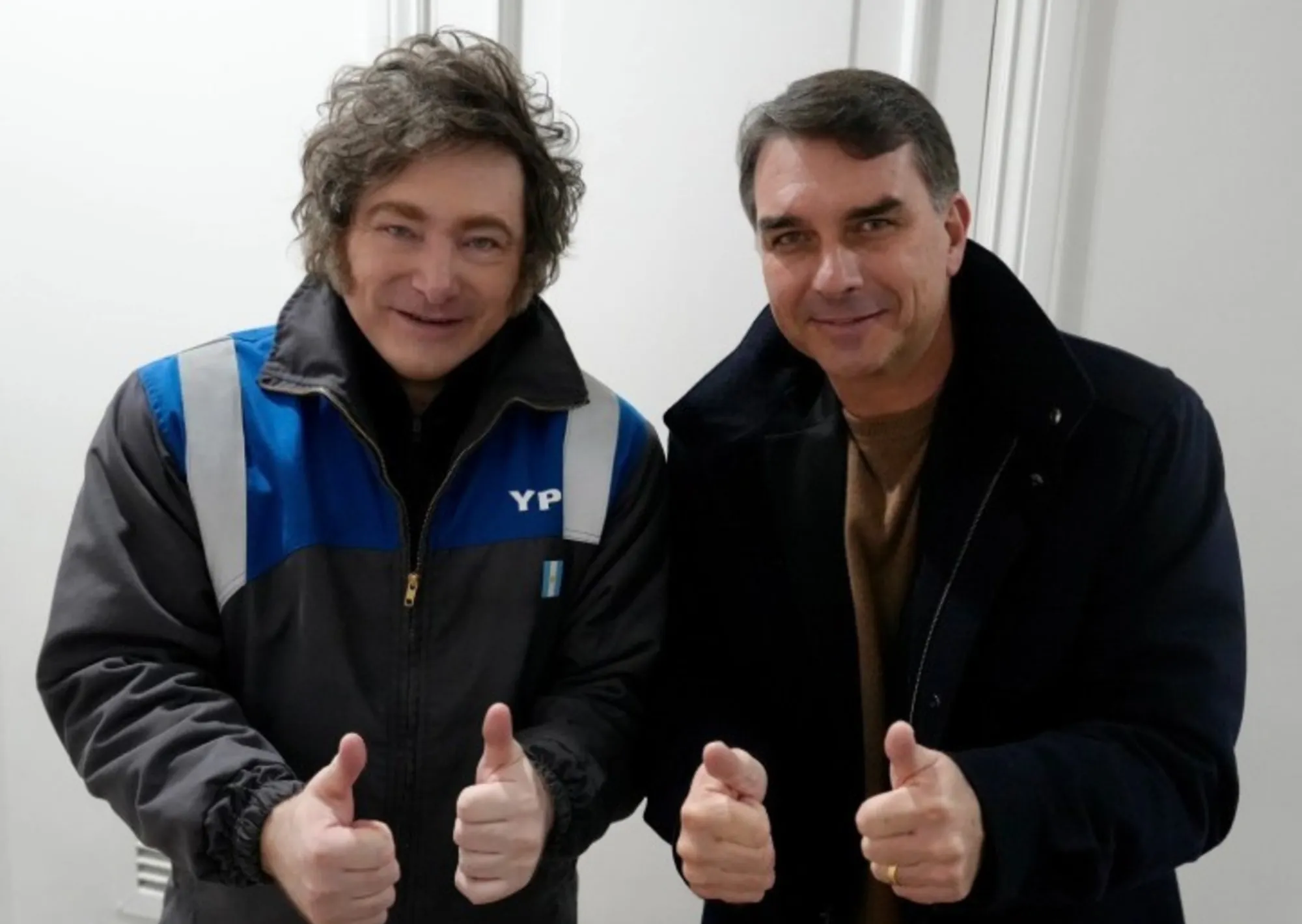 Milei viaja a San Pablo para respaldar la candidatura presidencial de Flavio Bolsonaro