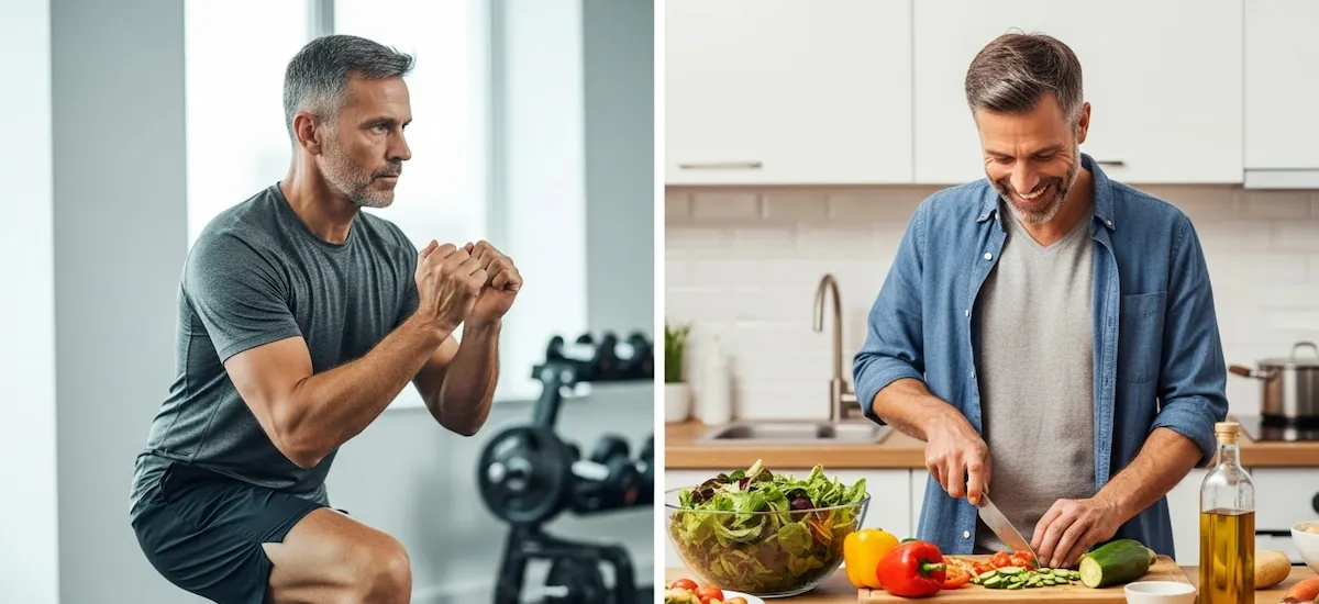 El ejercicio y la dieta equilibrada después de los 40 años se asocian con mejor longevidad