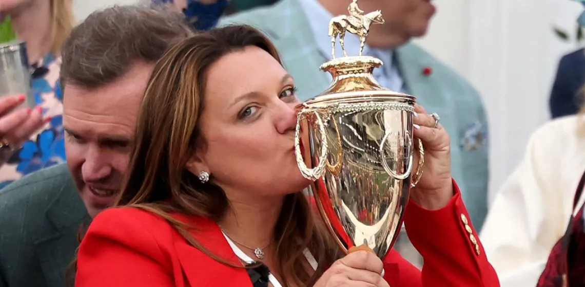 Cherie DeVaux lo hizo: con Golden Tempo es la primera mujer entrenadora que gana un Kentucky Derby en 152 años