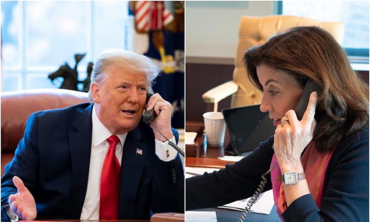 Noticias de New York: Hochul reclama a Trump US$13.500 millones por los aranceles y vuelve a nevar en la ciudad