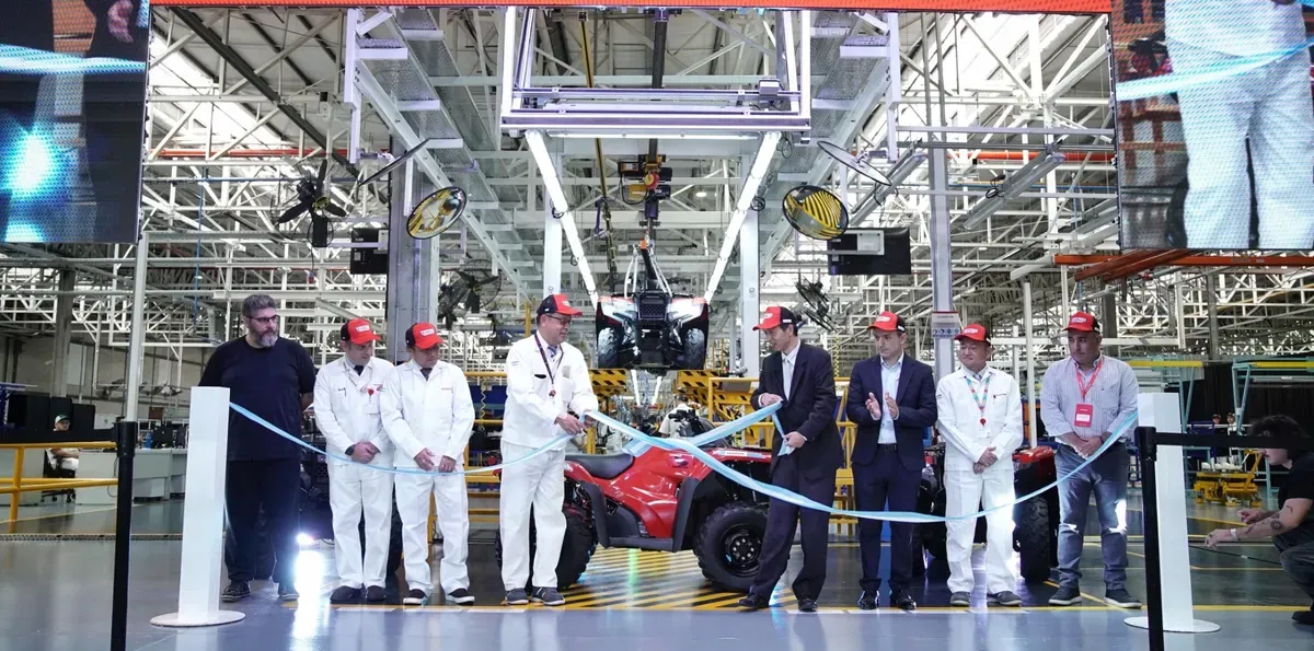 Honda Motor de Argentina inició en Campana la producción de su primer cuatriciclo nacional