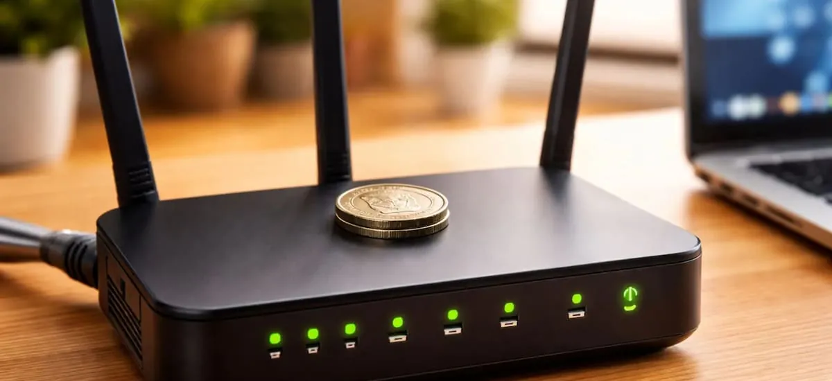 Por qué hay que poner una moneda sobre el router del wifi y para qué sirve