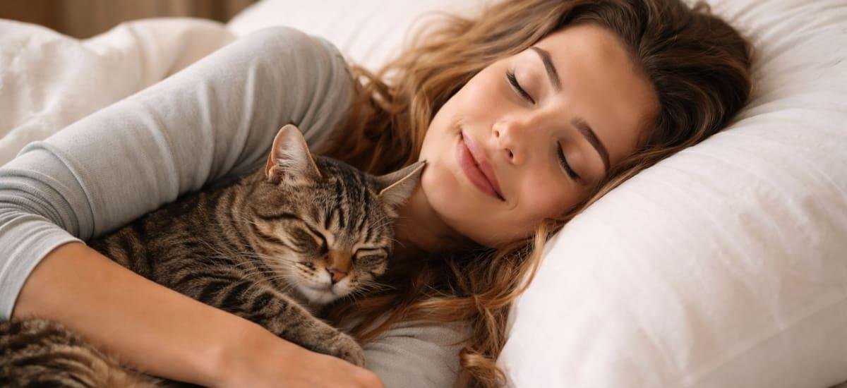 Qué le pasa a tu cuerpo si dormís todas las noches con tu gato, según un nuevo estudio