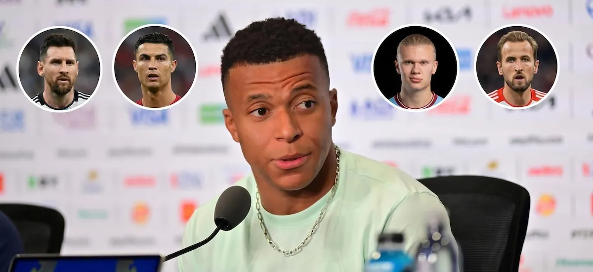 “¿Quién es mejor entre vos, Haaland, Kane y Messi?”: la contundente respuesta de Mbappé a horas del duelo ante Irak por el Mundial