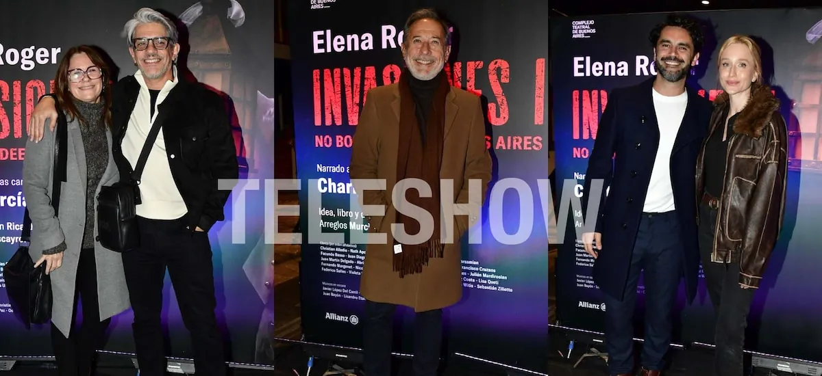 Guillermo Francella, Nancy Dupláa, Pablo Echarri y todos los famosos en Invasiones I, la obra protagonizada por Elena Roger