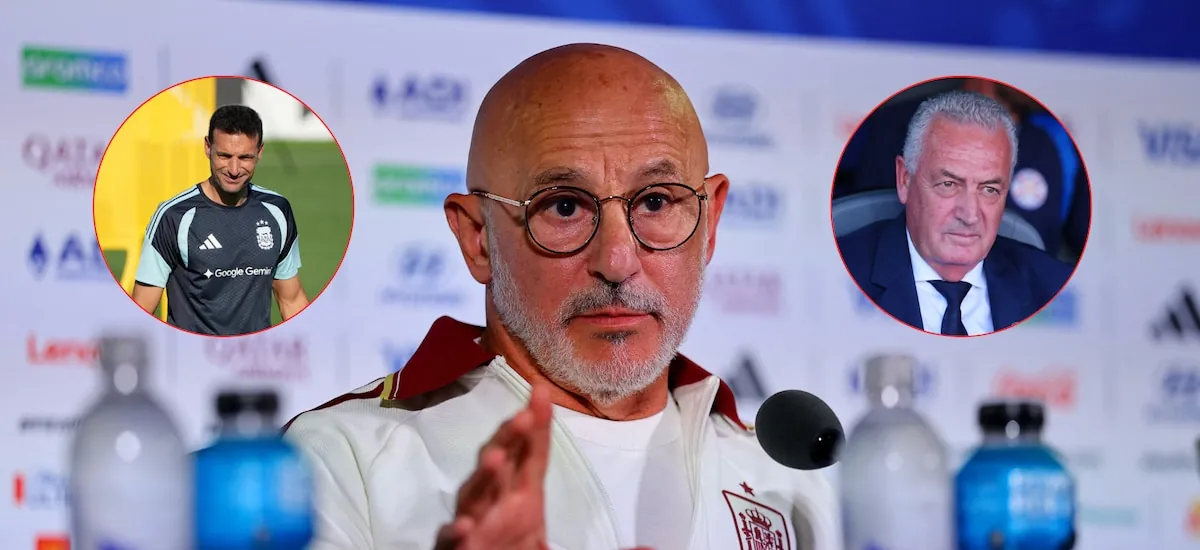 Los sorprendentes elogios del entrenador de España a Lionel Scaloni y Gustavo Alfaro: “Soy su admirador”