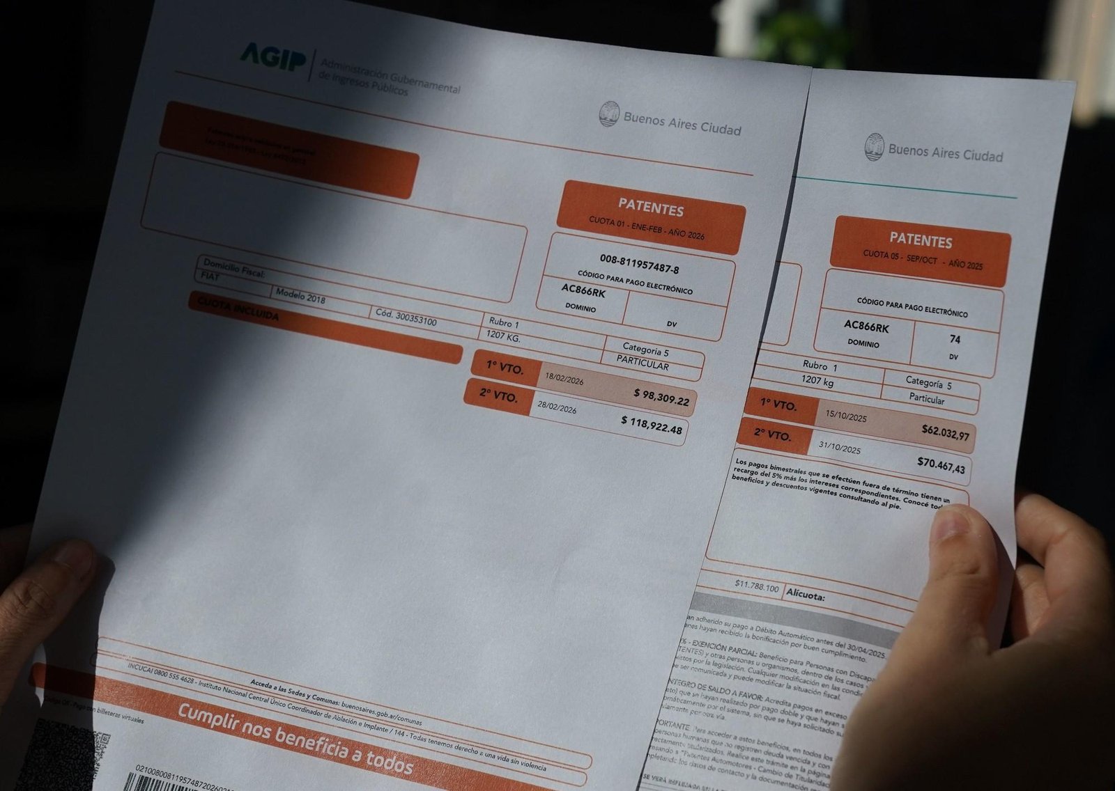 Tope al aumento de patentes: los nuevos valores, cuándo vencen y qué pasa con los que ya pagaron