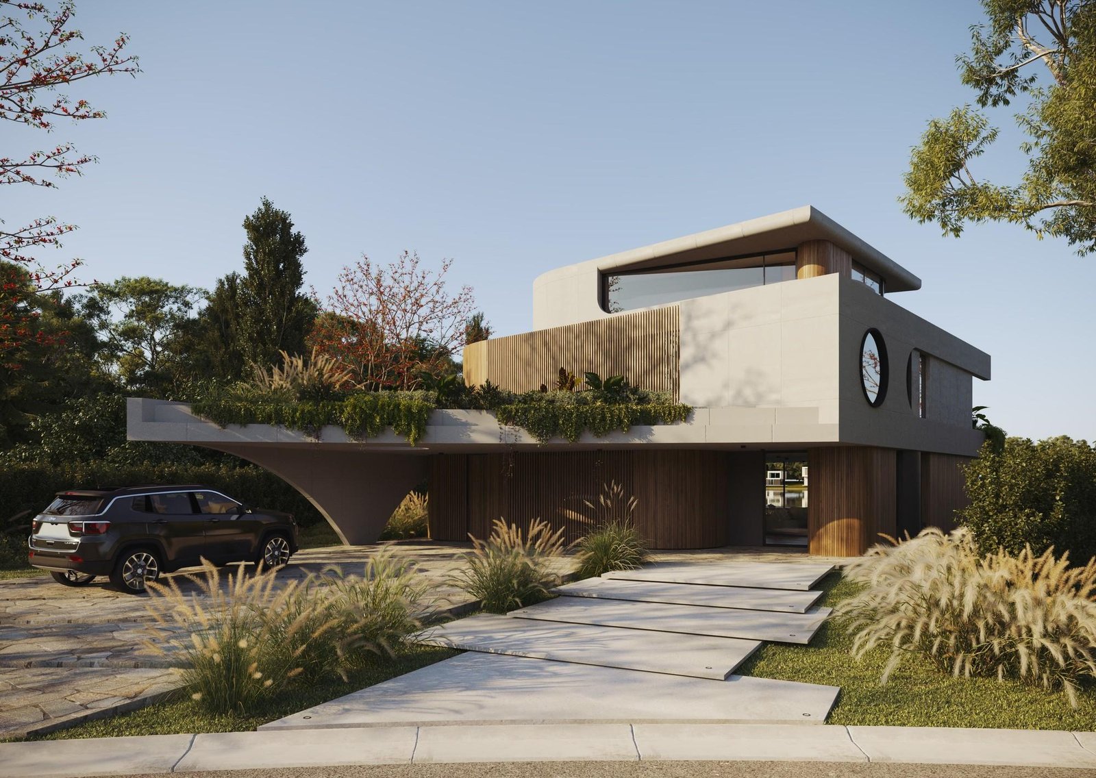 Orillas House: una casa que integra forma, material y paisaje en una experiencia única