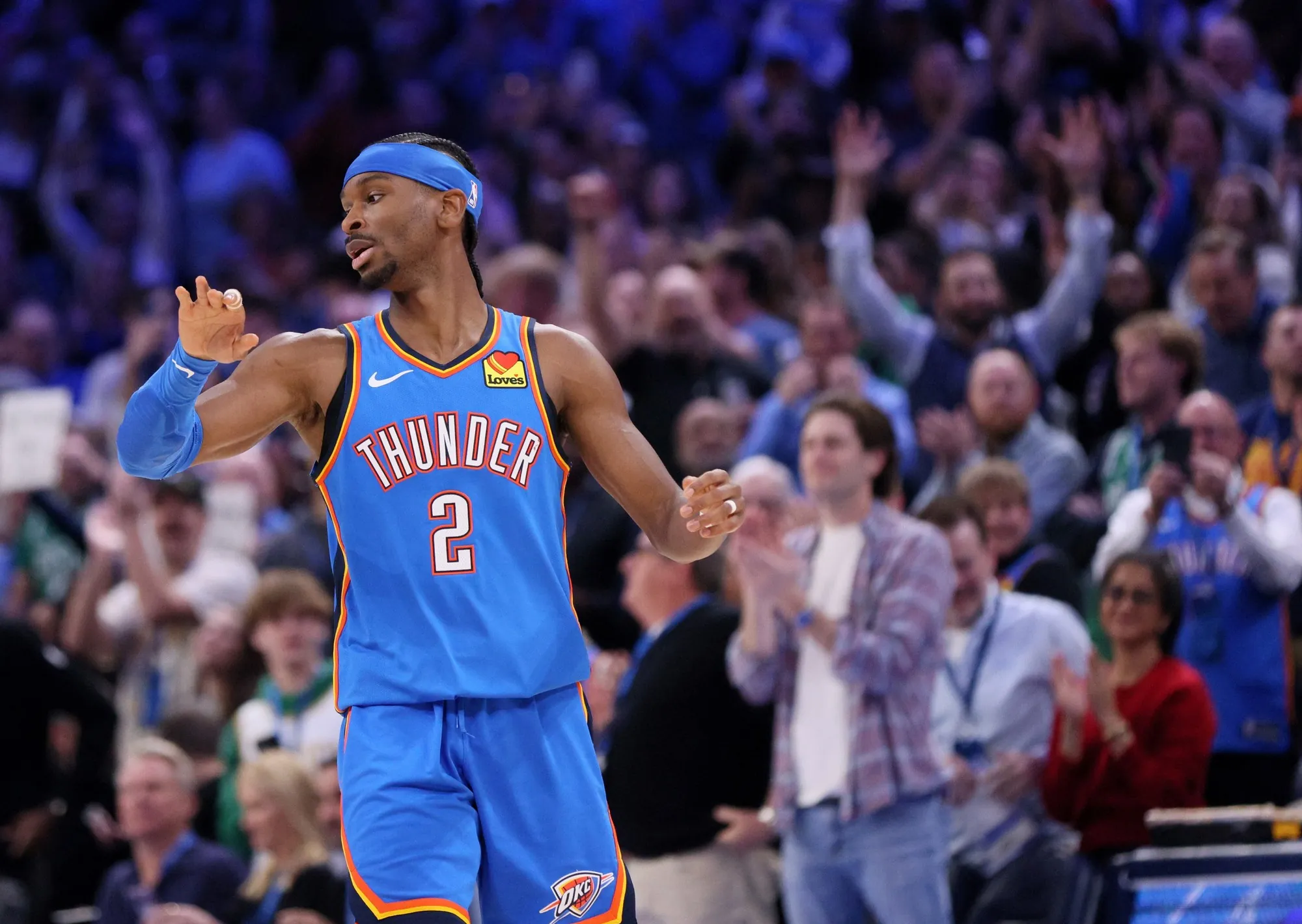 Shai Gilgeous-Alexander tuvo su noche soñada en la NBA al romper un récord que ostentaba el legendario Wilt Chamberlain