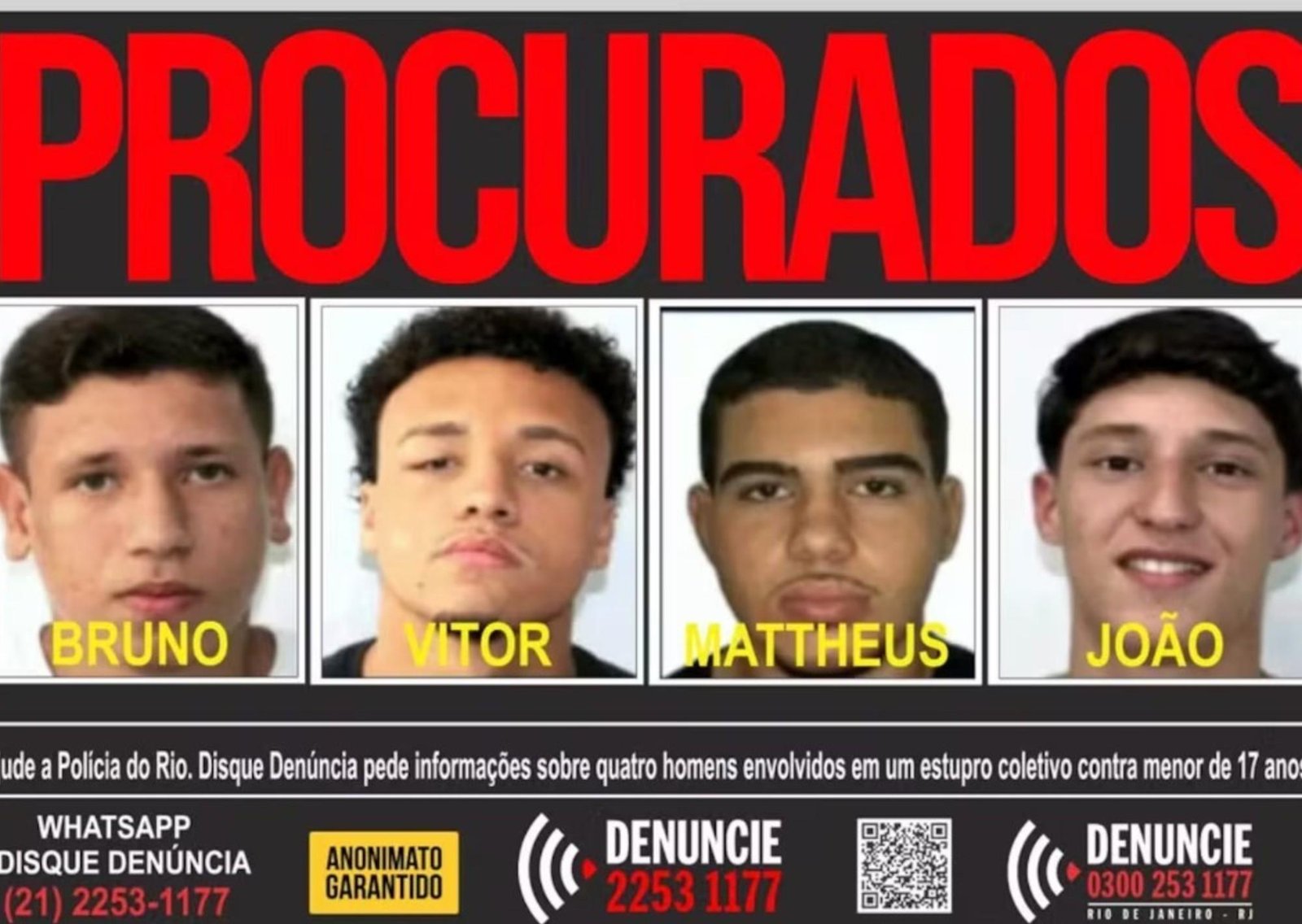 Horror en Brasil: un adolescente citó a su exnovia para reconciliarse, aunque en vez de eso llamó a cuatro amigos que la violaron