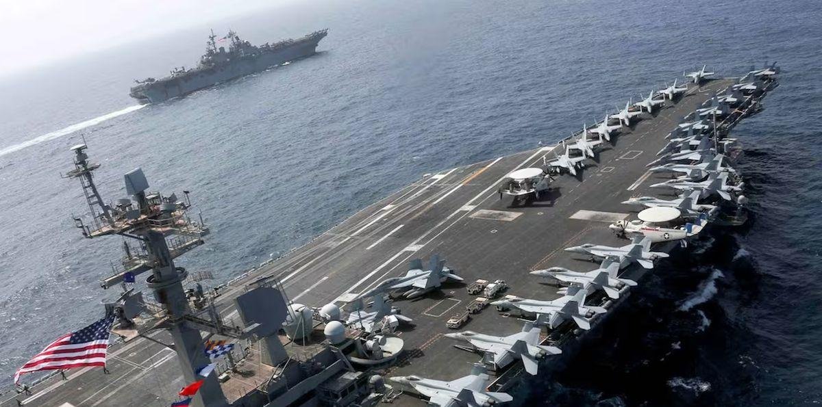 Irán lanzó cuatro misiles contra el portaaviones estadounidense Abraham Lincoln