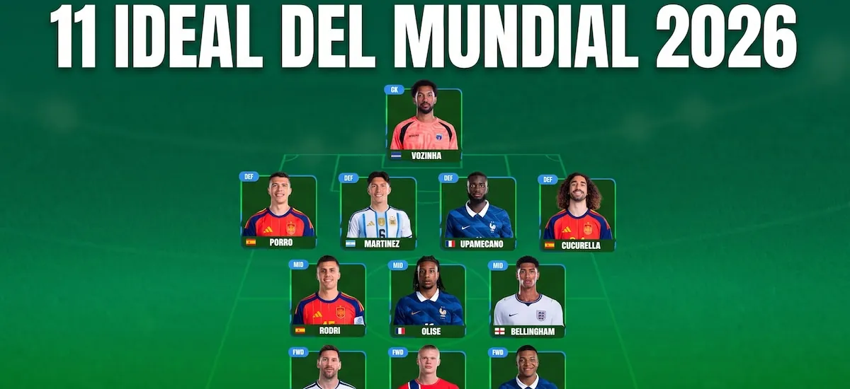 Con Messi y Lisandro Martínez, la FIFA dio a conocer el 11 ideal del Mundial 2026: las polémicas en puestos clave