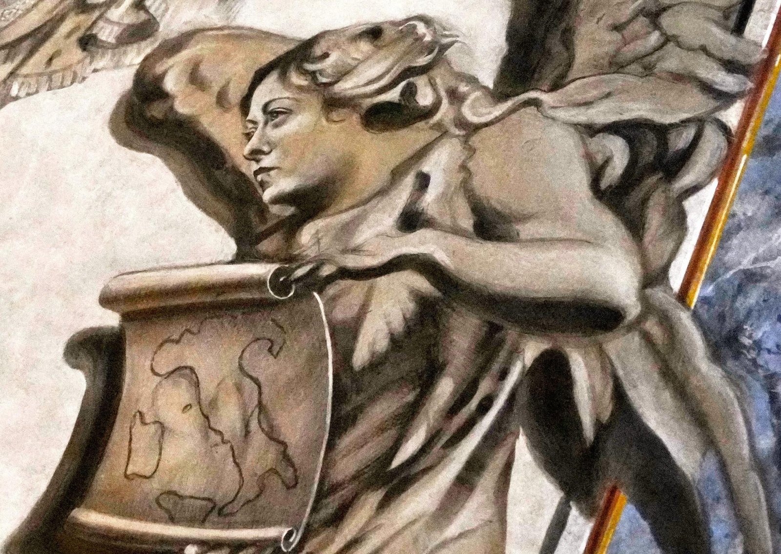 Borran la cara de Giorgia Meloni de un fresco eclesiástico por pedido del Vaticano