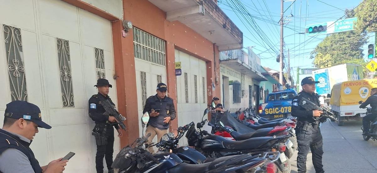 Policía guatemalteca confisca más de 6,000 motocicletas durante el inicio de 2026