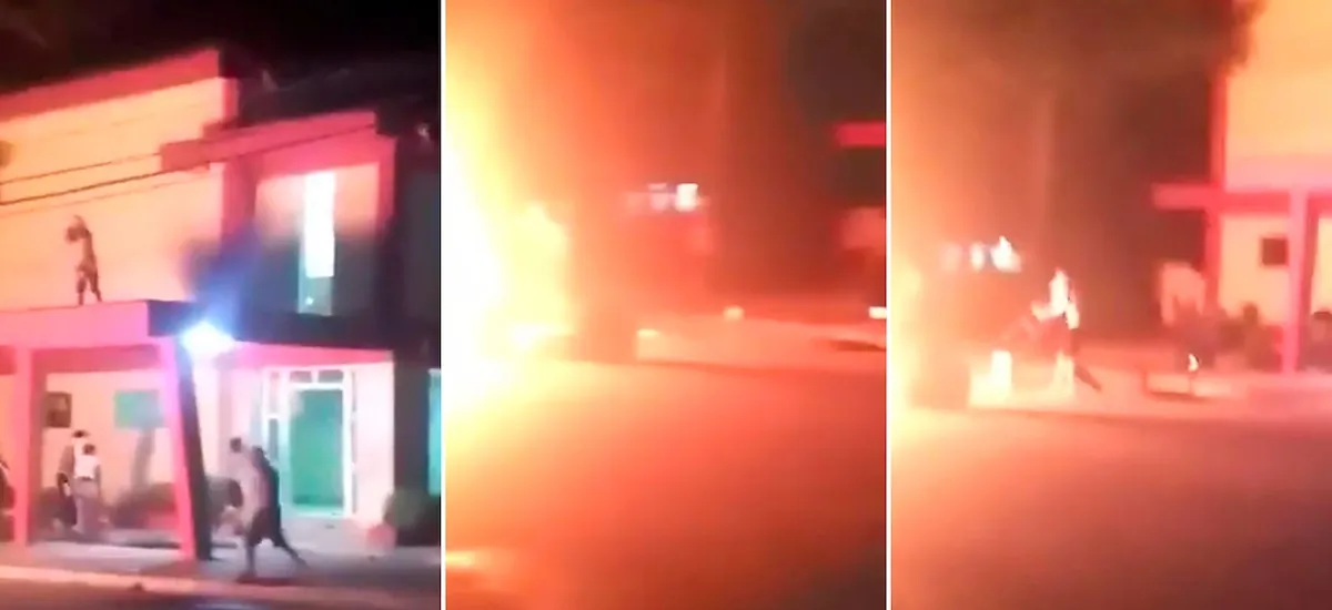 Crisis en Cuba: manifestantes incendiaron una sede del Partido Comunista y el caos dejó un herido de bala