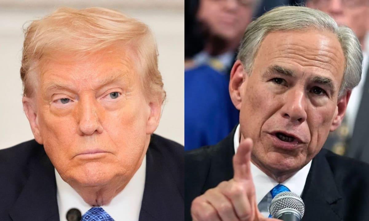 ¿Adiós Abbott?: el respaldo de Trump que muestra un quiebre con el gobernador de Texas y hace temblar su candidatura