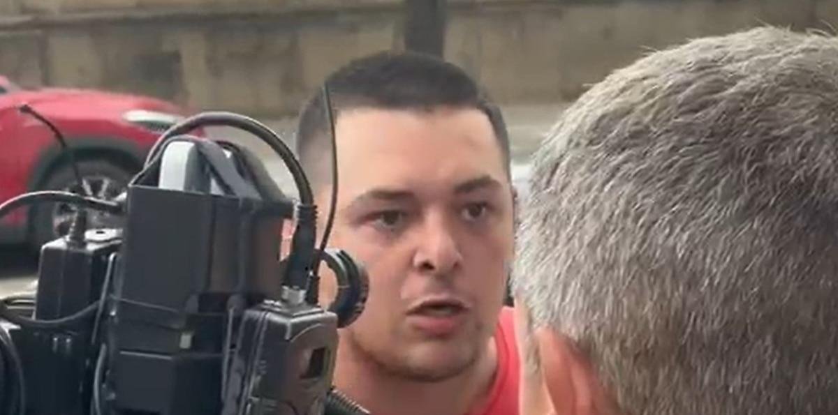 Parque Patricios: el tenso momento en el que un vecino culpó a la administración por el derrumbe del estacionamiento