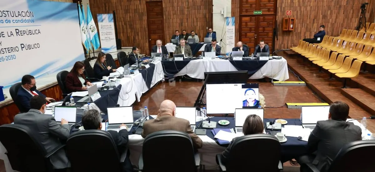 Comisión de postulación admite pruebas de defensa presentadas Consuelo Porras y otros aspirantes al Ministerio Público en Guatemala