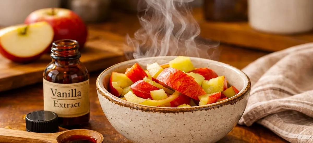 Mezclar extracto de vainilla y cáscara de manzana: para qué sirve y cómo se utiliza en los ambientes del hogar