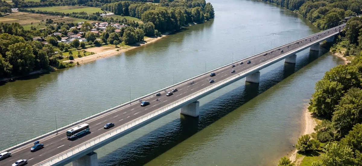 La obra del siglo | Avanza el megapuente sobre un importante río: medirá más de 300 metros y unirá a dos zonas clave