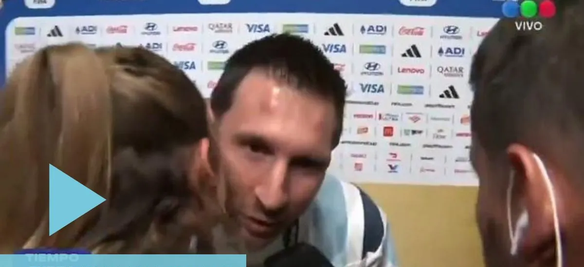 El inesperado y curioso saludo con un beso de Messi a Sofi Martínez: “Son todas mentiras”, aclaró ella