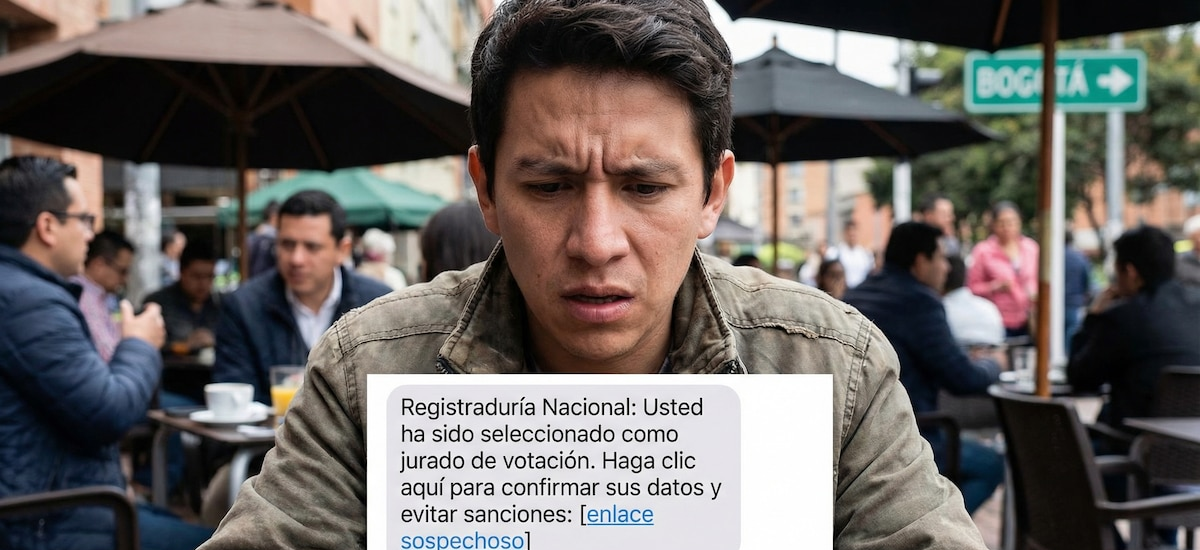 Elecciones en Colombia 2026: estafadores envían mensajes falsos sobre ser jurado de votación