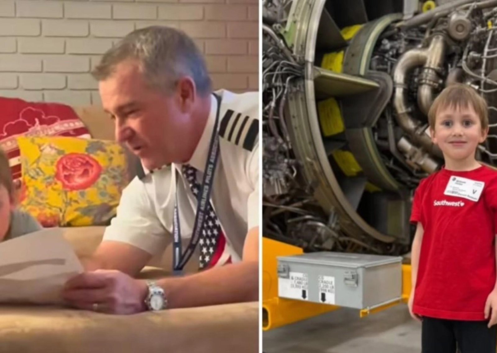 Un nene de 5 años descubrió un error en un avión de una línea aérea