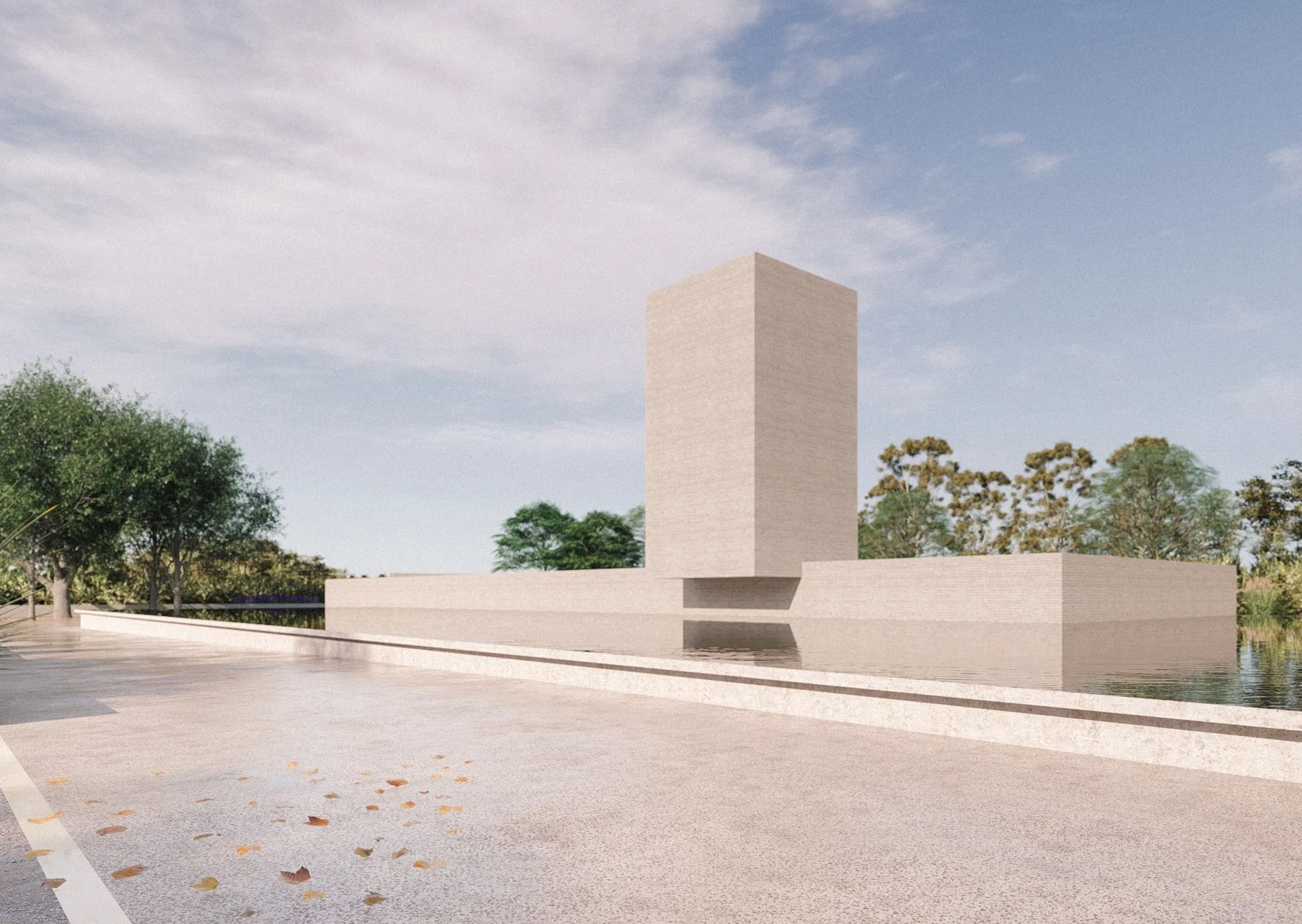 Arquitectura funeraria: el proyecto ganador del primer puesto para el Crematorio Parque 9 de Julio