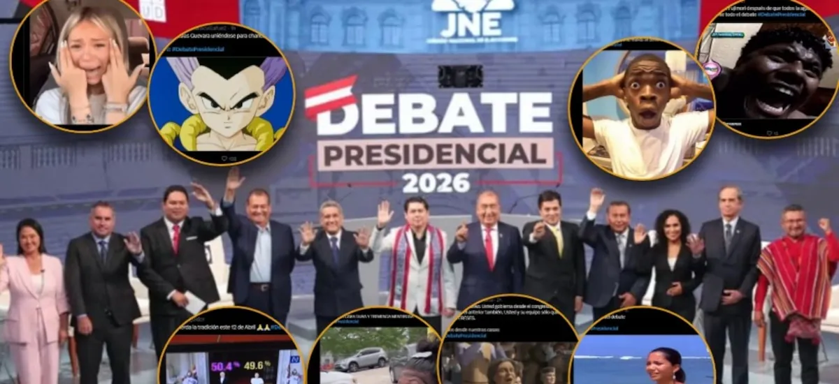Debate presidencial 2026: memes y frases virales marcaron la reacción de los usuarios en redes durante la tercera jornada