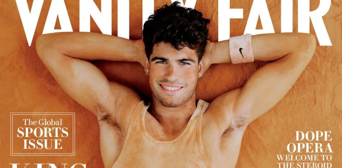 Alcaraz se convierte en “King Carlos” en la tapa de Vanity Fair