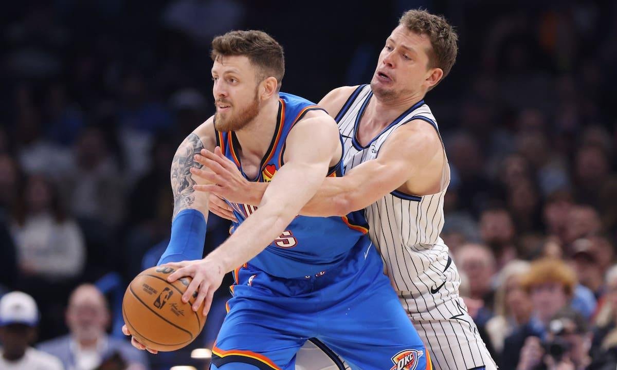 Isaiah Hartenstein logra su primer triple-doble en victoria de Thunder 128-92 sobre Magic