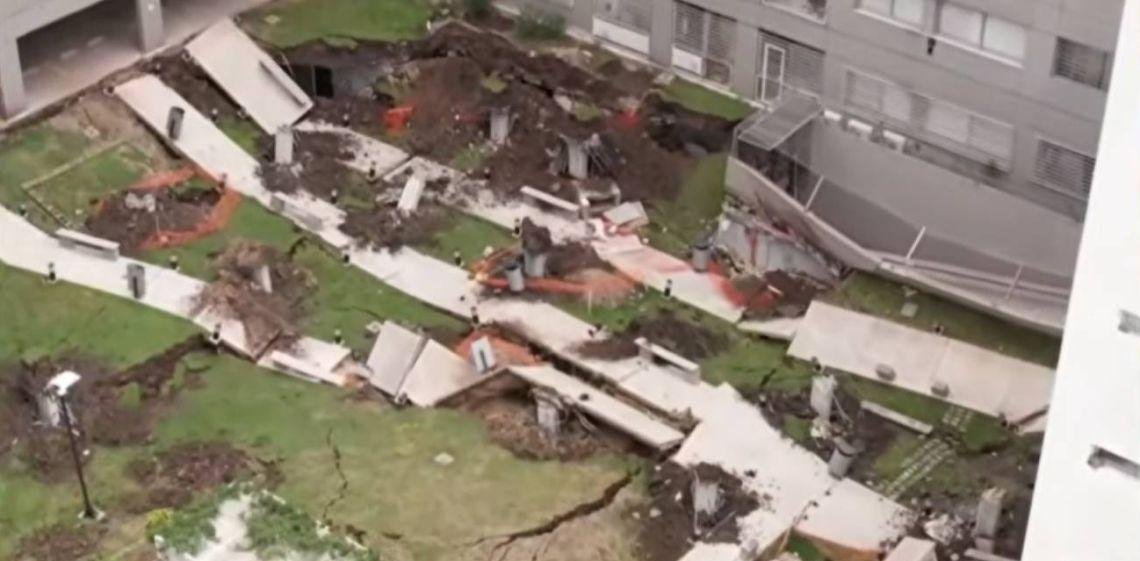 La Ciudad montó un operativo de asistencia para garantizar alojamiento a los evacuados de Parque Patricios