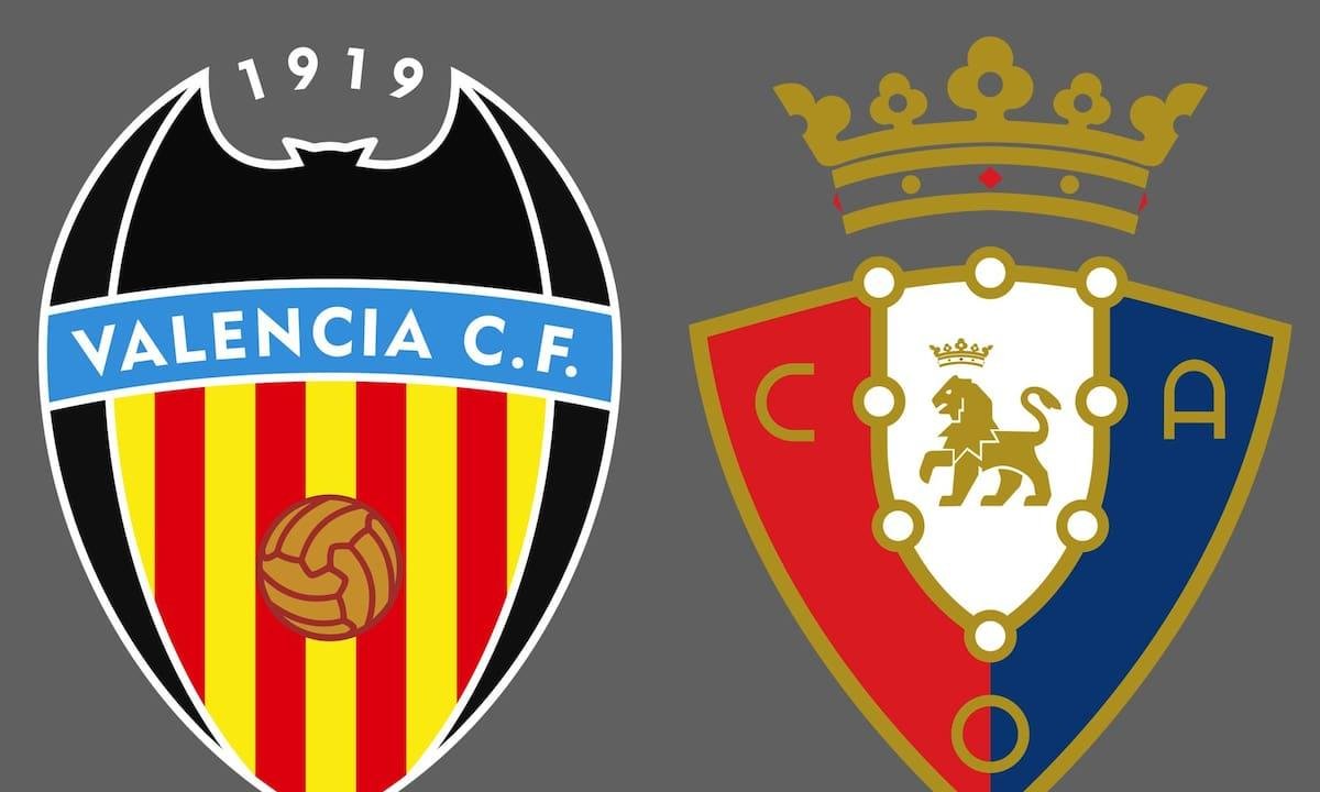 Valencia vs. Osasuna, por la Liga de España 2025: día, hora y cómo seguir online
