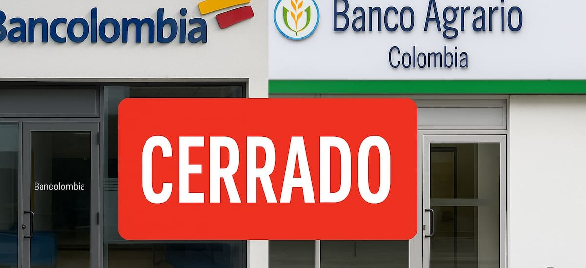 Cierra el Banco Agrario en Colombia: la entidad financiera permanecerá inactiva durante dos días en todo el país