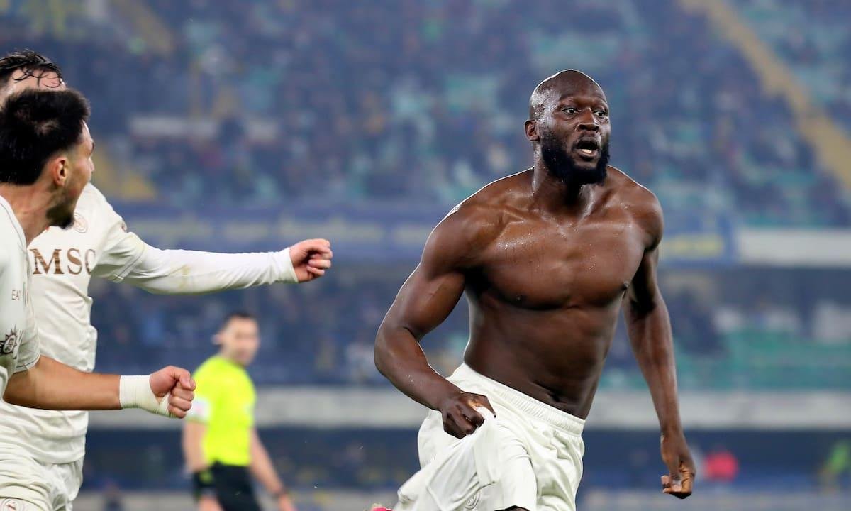El gol agónico de Lukaku acaba con la racha sin triunfos del Napoli ante Hellas Verona