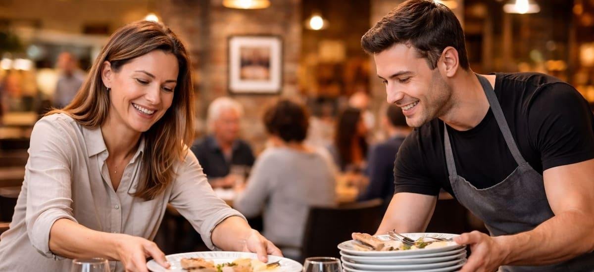 Qué significa que una persona ayude al mozo a levantar la mesa, según la psicología