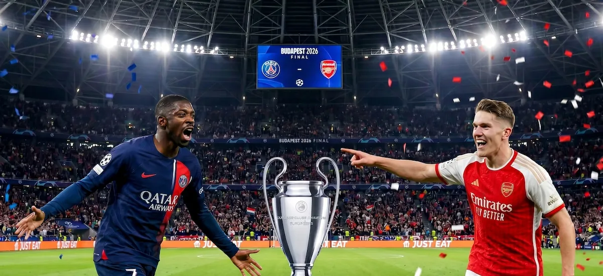 PSG y Arsenal se medirán por la final de la Champions League: hora, TV y formaciones