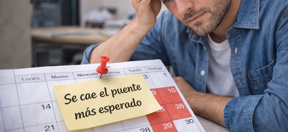 Se cae uno de los puentes más esperados de 2026: el Gobierno tomó la decisión final