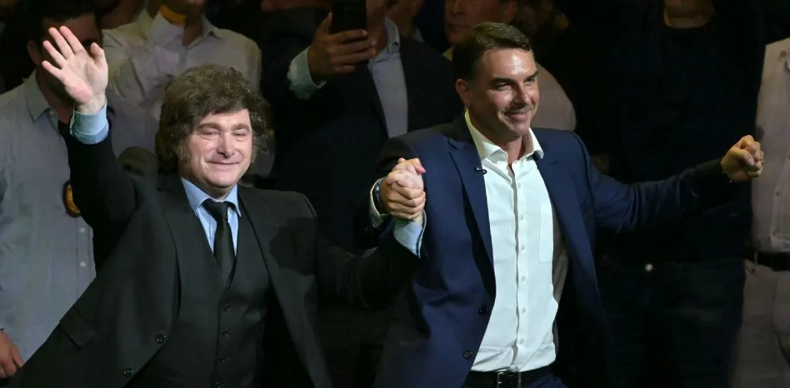 Brasil repudió el discurso de Milei en el acto de Flávio Bolsonaro y advirtió que cruzó un límite