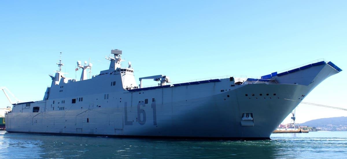 Confirmado | España construirá dos buques anfibios para operar aviones de combate y helicópteros