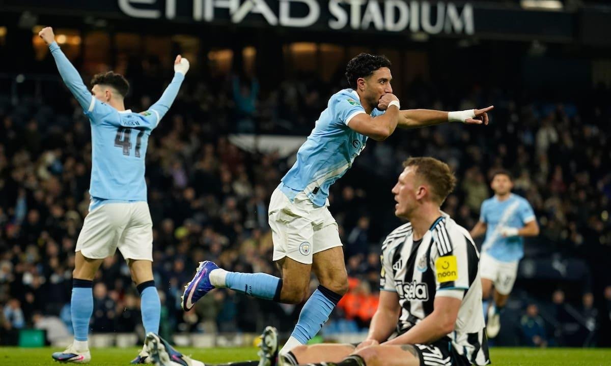 Copa de la Liga inglesa: Manchester City derrotó a Newcastle gracias a Omar Marmoush y definirá la copa ante Arsenal