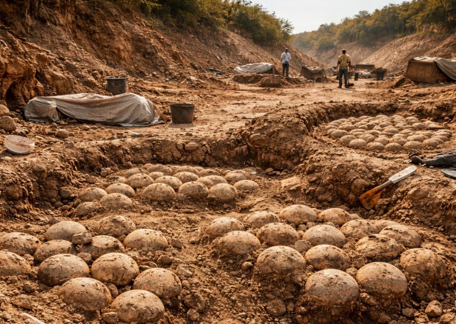 En perfecto estado: descubren más de 30 huevos de dinosaurios de 72 millones de años en España