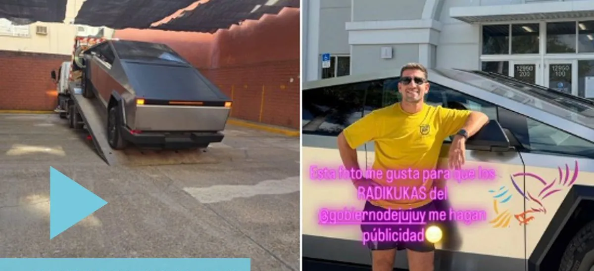 Se llevaron en grúa el Tesla del diputado libertario porque no tenía patente y las redes explotan de memes