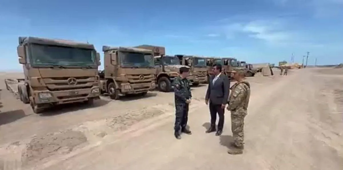 José Antonio Kast endurece su política migratoria: llegó maquinaria militar a la frontera Chile-Perú