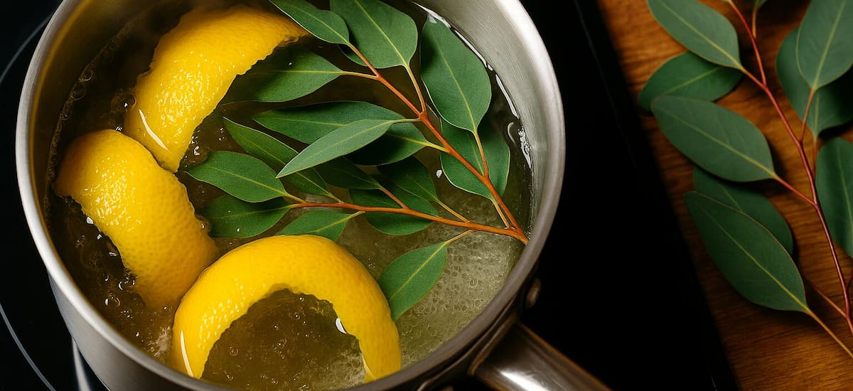 Hervir cáscara de limón, eucalipto y romero: para qué funciona y por qué lo recomiendan en el hogar