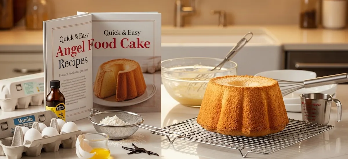 Receta de pastel de ángel, rápida y fácil