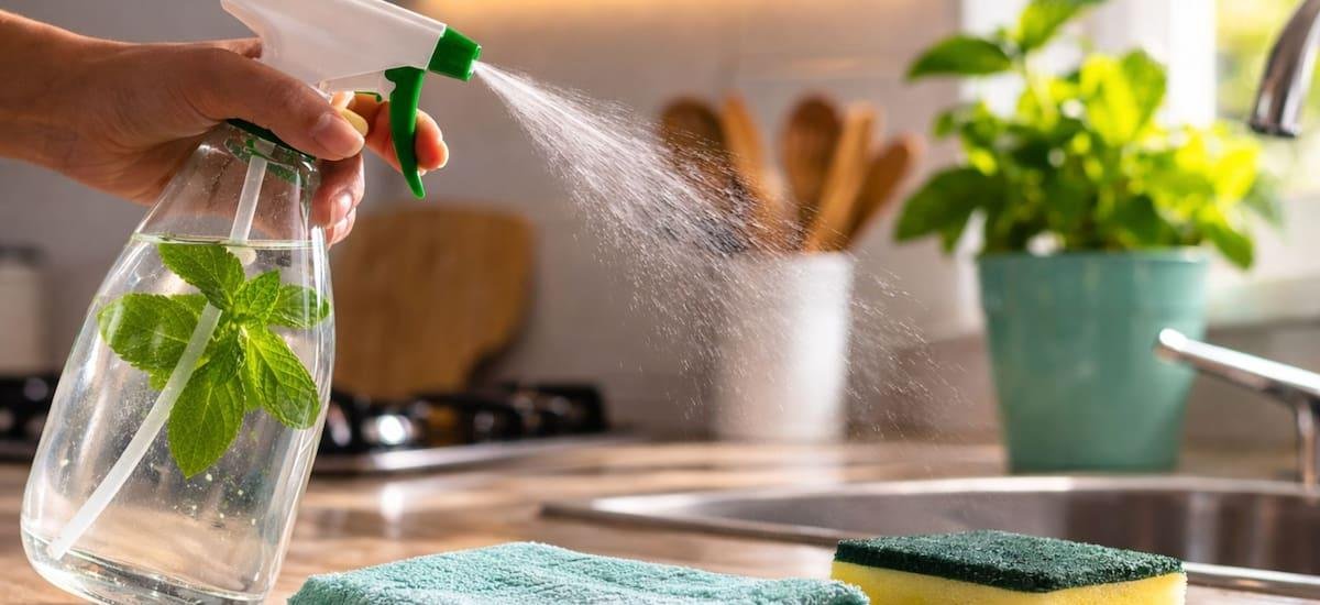 Rociar alcohol con menta en la cocina: para qué sirve este truco casero y cuándo usarlo