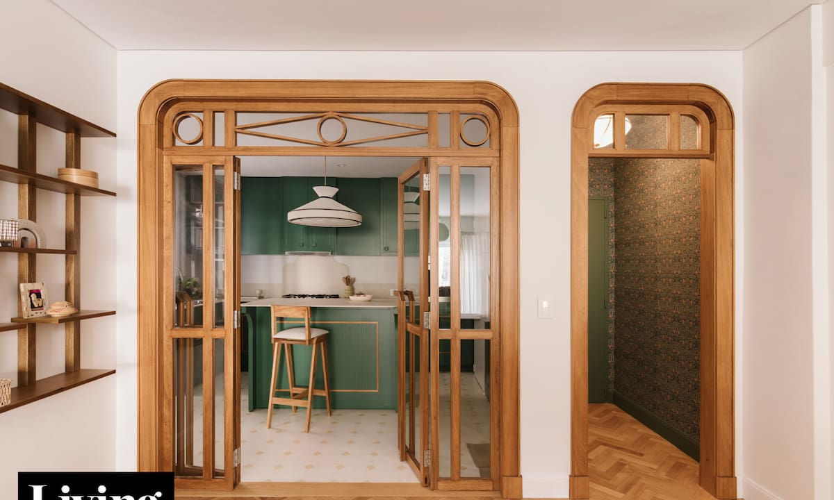 Mirá cómo una cocina cerrada se transformó en un espacio protagonista y a puro color en Belgrano