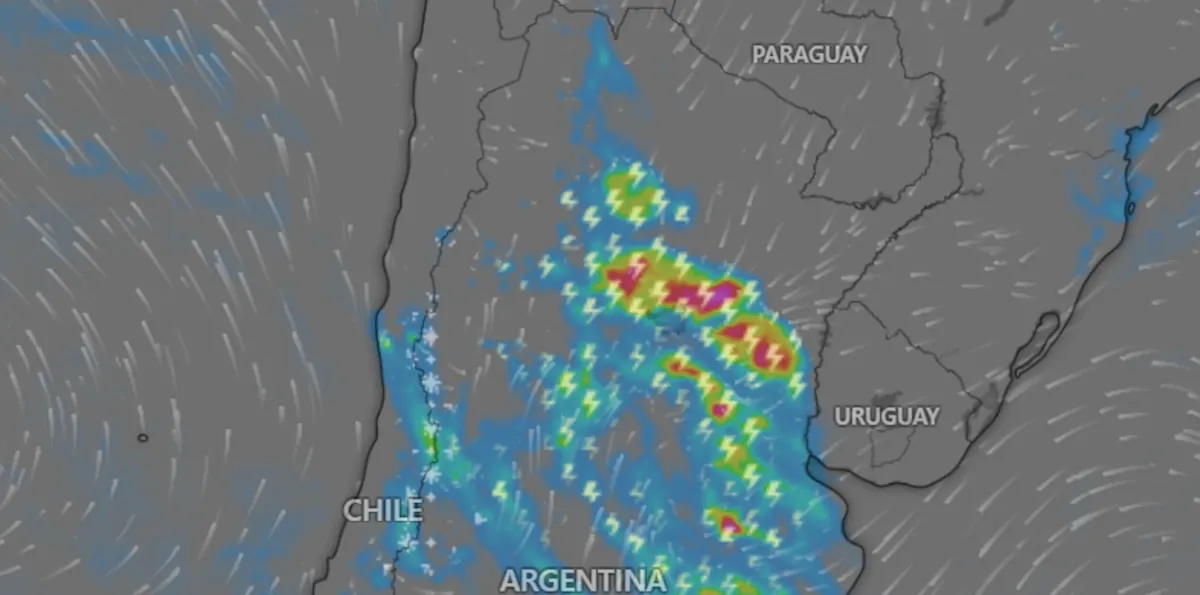 Hay alerta naranja y amarilla por tormentas y vientos fuertes para este sábado 21 de marzo: las provincias afectadas